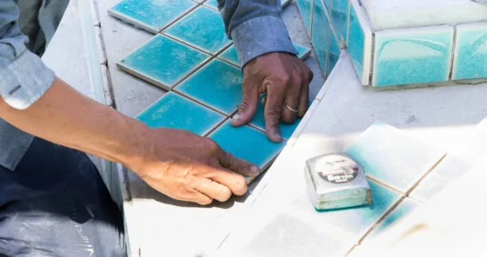 Swimming Pool Tile, Plaster and Mastic