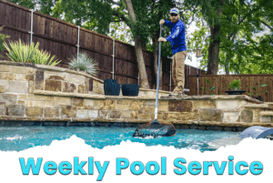 Weekly pool service in flower mound