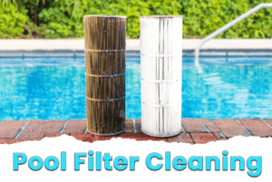 Pool filter cleaning flower mound
