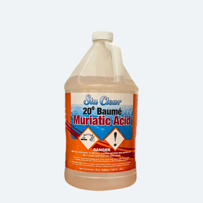 Muriatic acid for pools 1 gallon