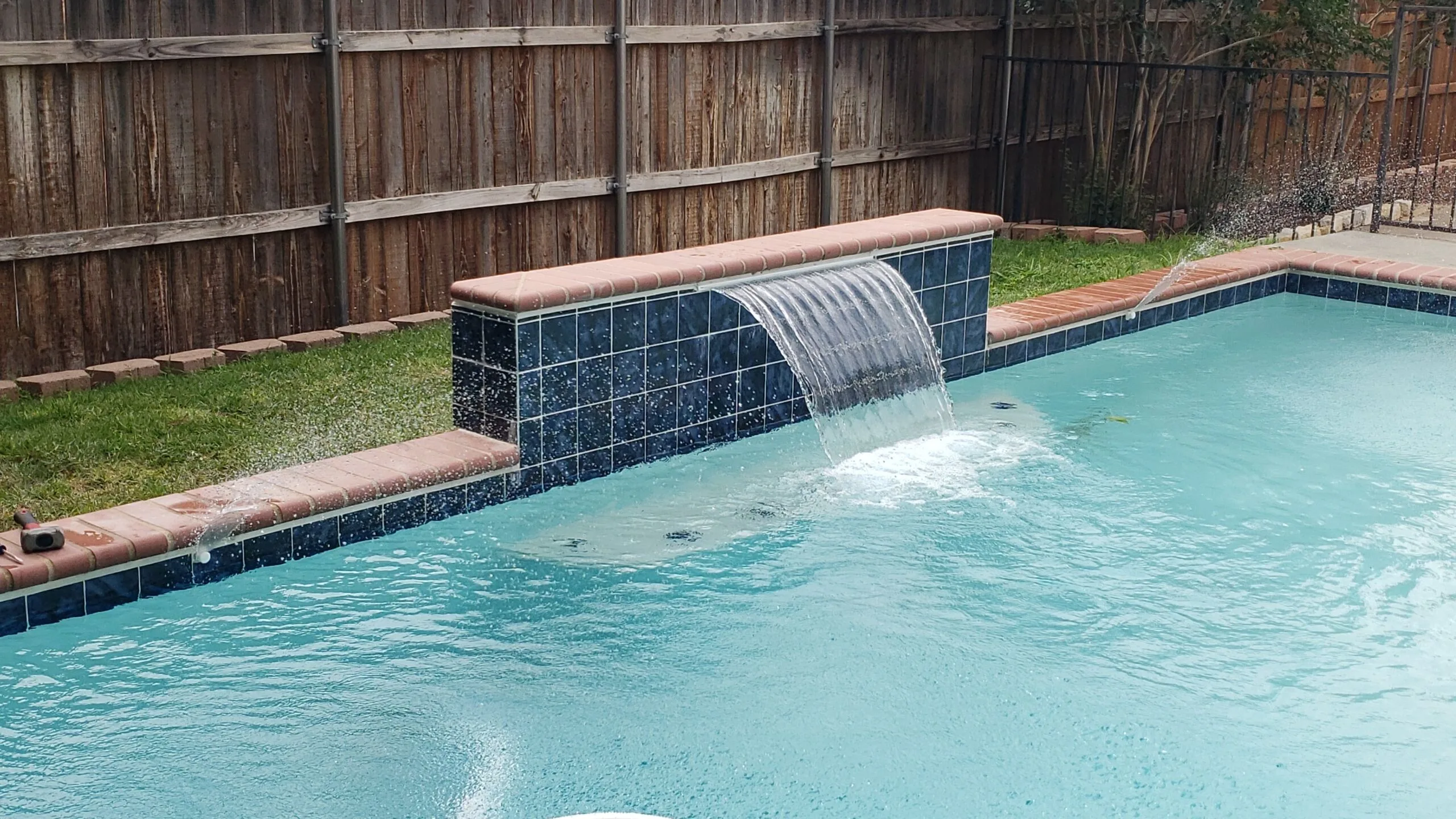 Pool Water Feature Installation Flower Mound tx