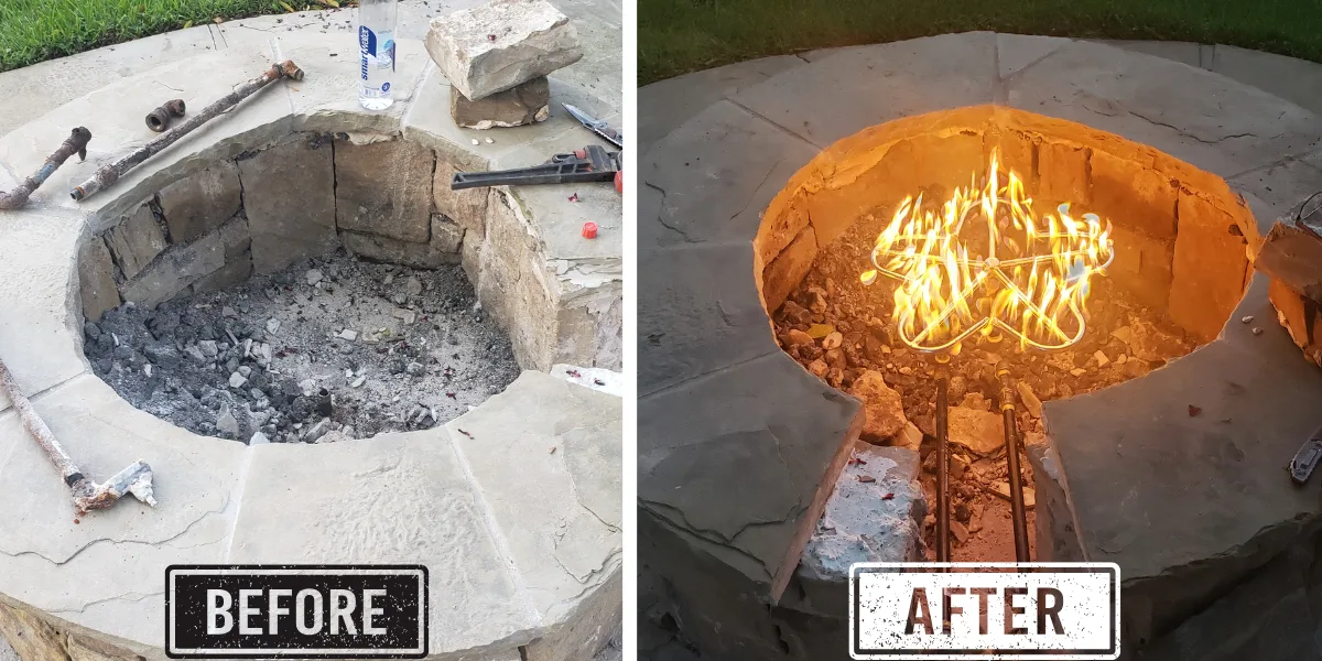 Pool Firepit repair Flower Mound TX