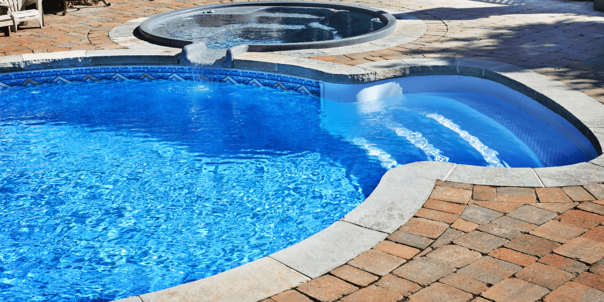 pool coping installation