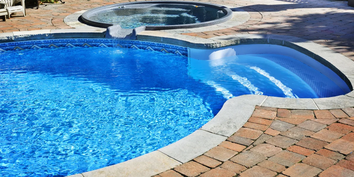 pool coping installation