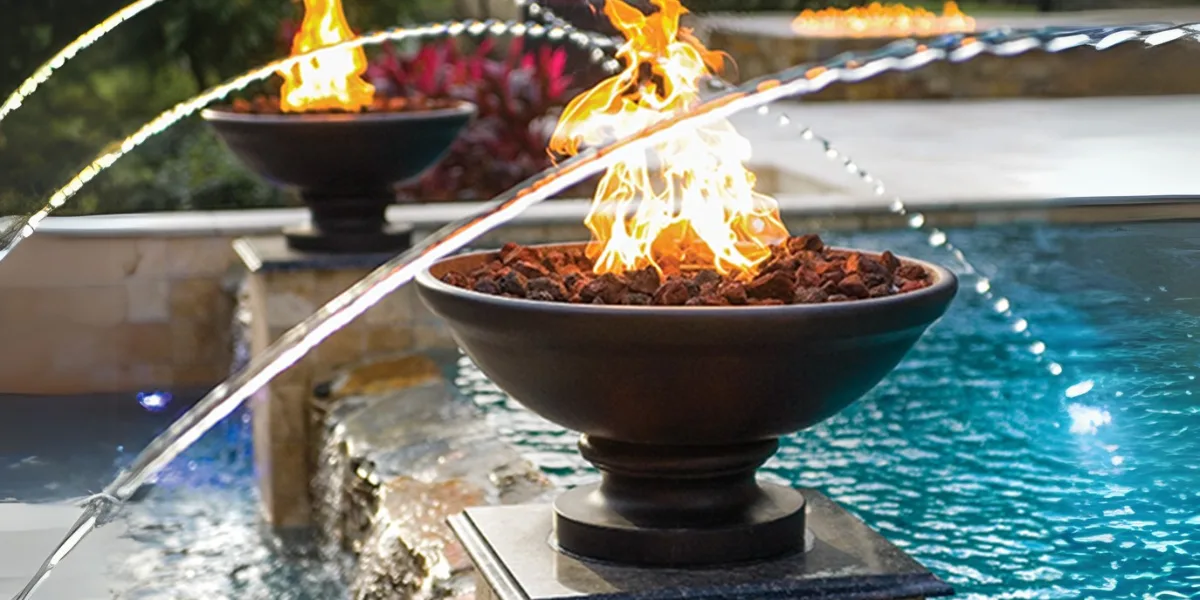 pool fire pit Remodel pool fire pit Remodel