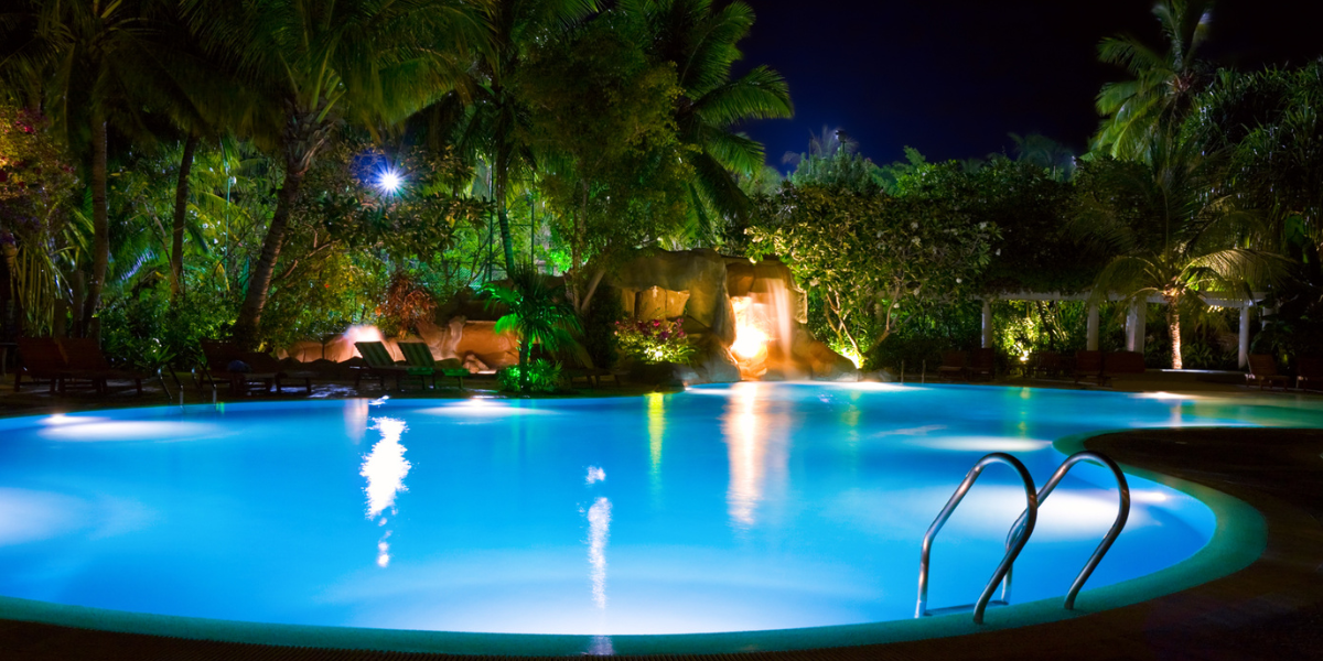 Pool lighting Features installation